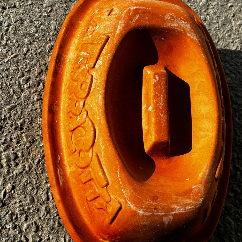 terracotta vintage baking dish